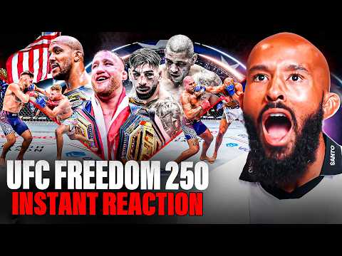 Video: "DOWN GOES TOPURIA!" | UFC FREEDOM 250 INSTANT REACTION!