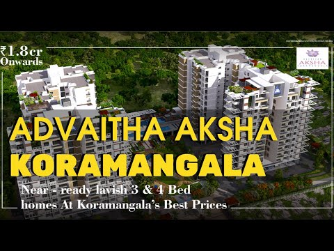 Advaitha Aksha Koramangala, Bangalore | 4 BHK walkthrough presentation | BricksandRoof 9901055002