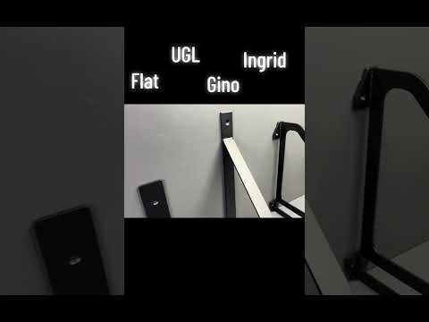 Полкодержатель навесной FLAT черный металлический Консоль для полки Настенный держатель для полки - фото 1 - id-p1818494650