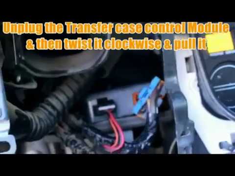 1999 chevy silverado 1500 4WD Transfer Case Control Module Location