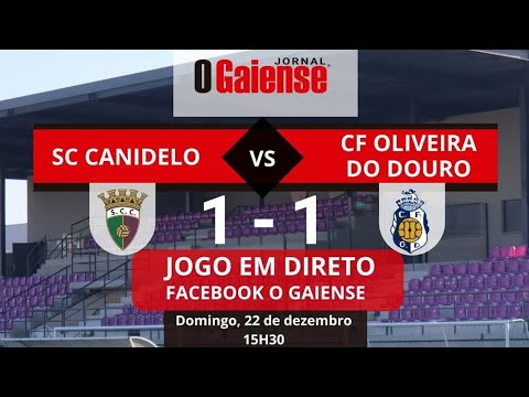 Relato dos golos do SC Canidelo 1-1 Oliveira do Douro