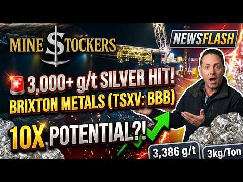 🚨 3,000+ g/t SILVER HIT! Is 𝔹𝕣𝕚𝕩𝕥𝕠𝕟 𝕄𝕖𝕥𝕒𝕝𝕤 standardly UNDERVALLUED? 🚀 (10X Potential?) | NewsFlash