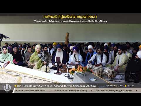051 Giani Gurdev Singh Jee Australia - Friday AM - Toronto July 2022 Annual Akhand Keertan Smaagam