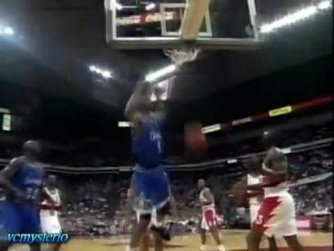 Shaq 19pts & Penny 29pts-11ast & H.Grant 29pts-20reb vs. Hawks G4 1996 Playoffs