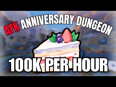 EASIEST AFK FARM METHOD for the NEW Anniversary Dungeon ACT 9 (Anime Vanguards Update 9.0)