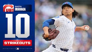 LIGHTS OUT! Shota Imanaga strikes out 10 batters over 6 innings for the Cubs ????‍???? | MLB Highlights