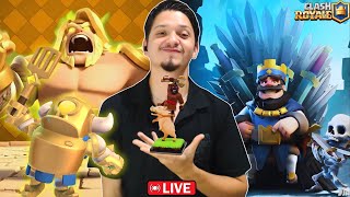EM BUSCA DOS 10000 TROFÉUS COM OS NOVOS HERÓIS NO CLASH ROYALE!