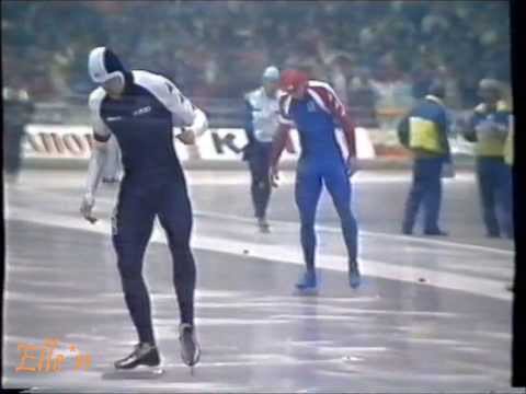 World Championships Sprint Heerenveen 1989 - 1000 m Jansen - Zhelezovskiy (WR)