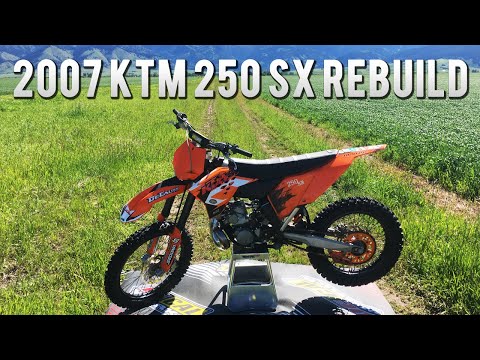 Epic $700 KTM 250 SX 2 Stroke Project Bike Rebuild Timelapse