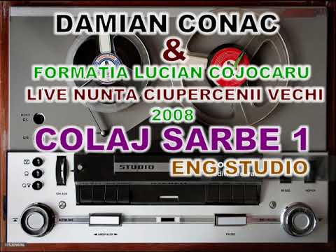 DAMIAN CONAC SI FORMATIA LUCIAN COJOCARU LIVE NUNTA CIUPERCENII VECHI 2008 --- COLAJ SARBE 1