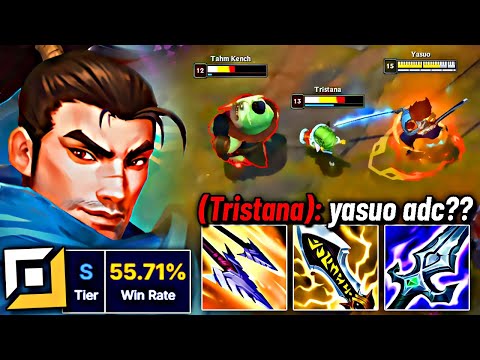So YASUO is the STRONGEST ADC Now?? (S+ TIER Bot Lane)