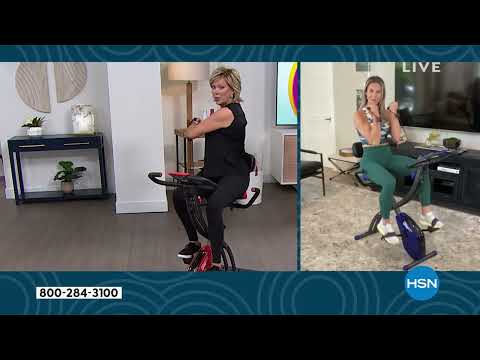 FitQuest Upright Flex Express and Recumbent Bike with Re...