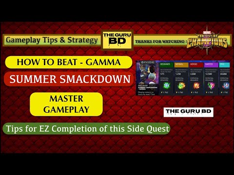 How to Beat Summer Smackdown Gamma Side Quest- MCOC