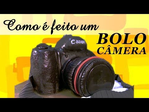 Bolo Câmera Fotográfica