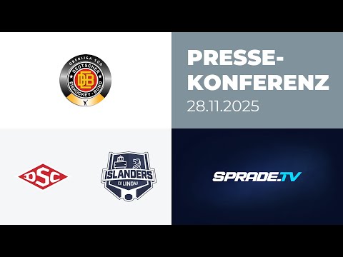 28.11.2025 - Pressekonferenz - Deggendorfer SC vs. EV Lindau Islanders