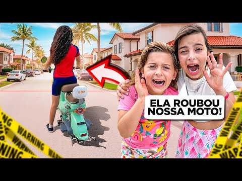 A MENINA QUE NÃO GOSTA DA LAURA ROBOU A MOTO DELA! *Deu ruim