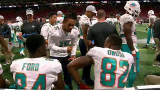 CBS4 NFL Dolphins vs Falcons Primetime Game Good Greek Scoreboard Logo5 3rd Qtr 8 30 18