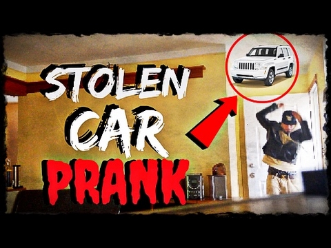 STOLEN CAR PRANK! {GOES CRAZY!}
