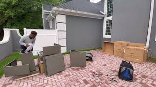 How to assemble an outdoor furniture (patio conversation set)