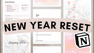 Prepare for New Year 2024 | January Reset & Resolution Planning (+Free Notion Template & Wallpapers)