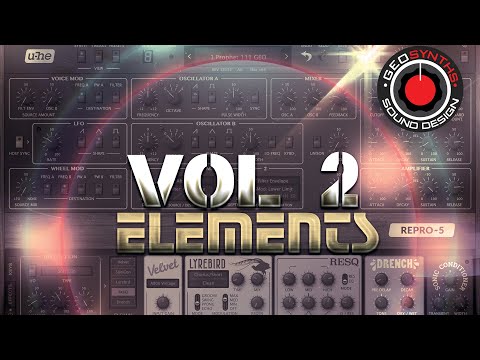 Elements Vol 2 - Patches 1 to 25 (of 100) - u-he - Repro 5
