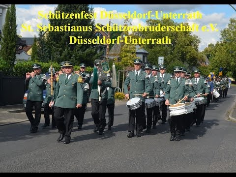 2017 0917 St  Sebastianus Schützen D Unterrath   Abholen der Königspaare