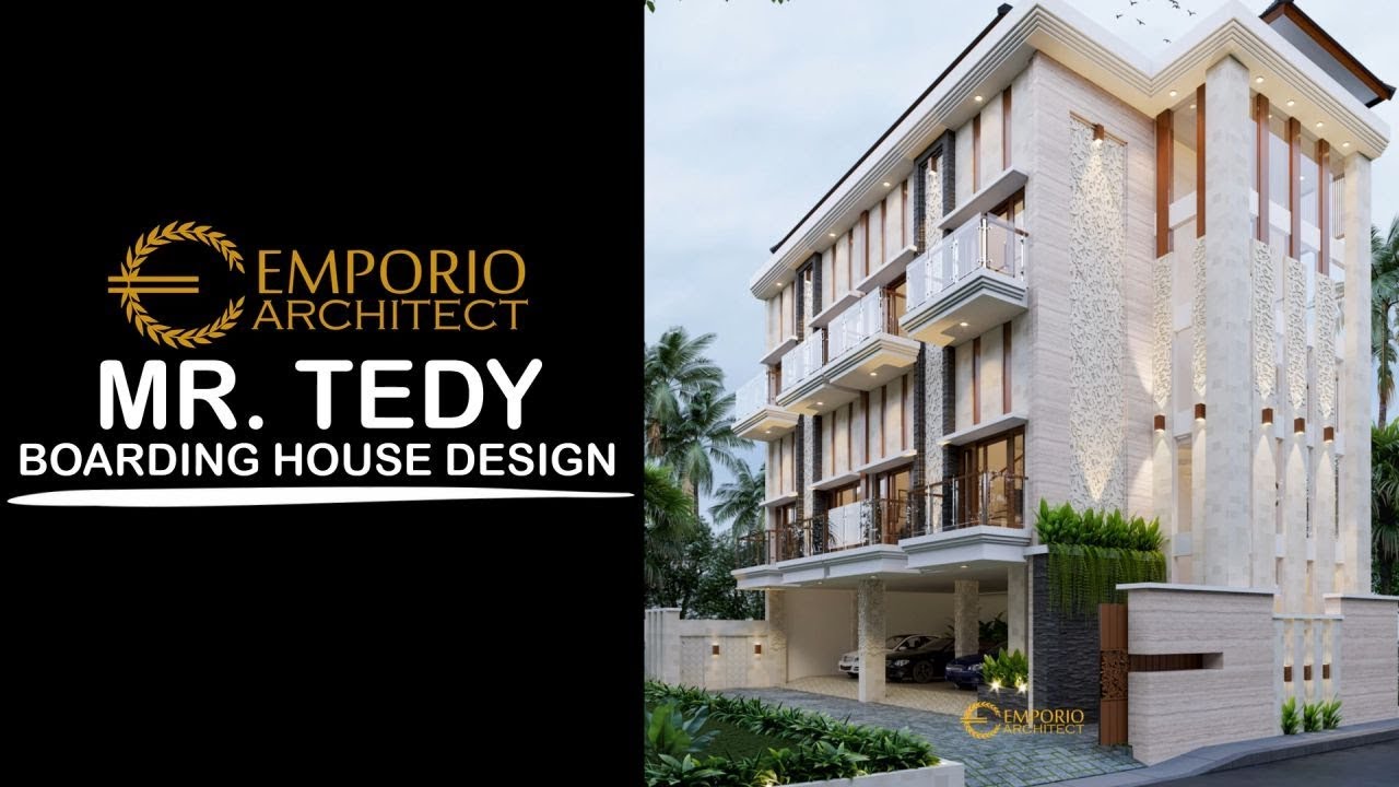 Video 3D Mr. Tedy Villa Bali Boarding House 3 Floors Design 