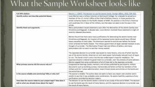 HIS-100 Secondary Source Analysis Worksheet CC