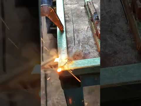 #Soldadura 6013 de 3/32" configuración de la máquina 40 AMP