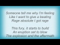 Annihilator - Rage Absolute Lyrics