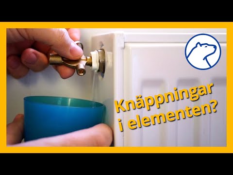 Element - så luftar du radiatorerna (på bara 1 minut)