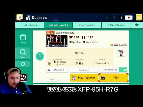 Pt 8: Finishing The Nurket Circuit (BTV-5MX-NLG) Family Friendly SMM2 | Nintendo Switch