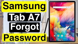 Samsung Galaxy Tab A7 /A7 Lite Hard reset | Galaxy tab A7 forgot Pattern | Screen Unlock