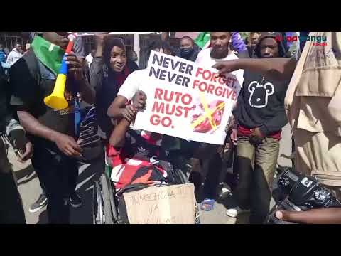 Video June 25: Nakuru youth join in nationwide protests
