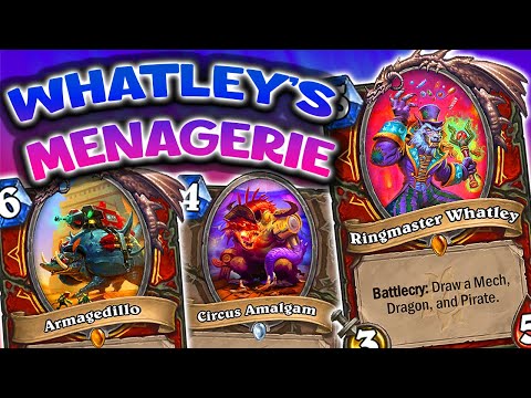 Ringmaster Whatley and His Circus of Taunts | Darkmoon Races Warrior | Hearthstone
