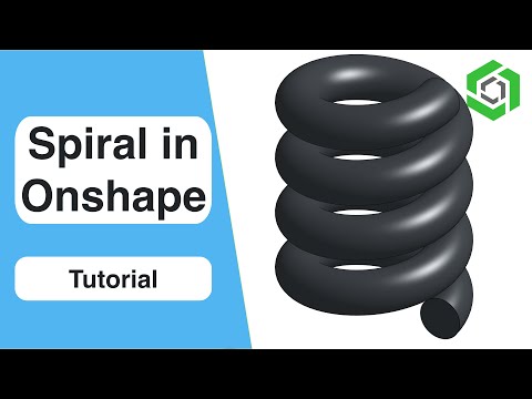 How to Make a Spiral in Onshape (Tutorial)
