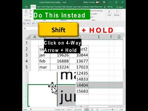 BEST way to move rows in Excel