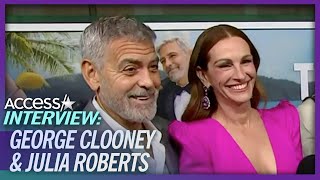 George Clooney Crashes Julia Roberts 'Ticket To Paradise' Intv