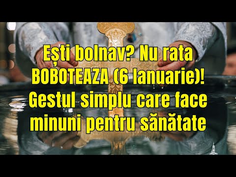 Are you sick? Don't miss BOBOTEAZA (January 6)! The simple gesture that works wonders for your he...