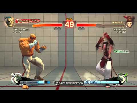 SSF4 AE: TPH LionHeart (Sagat) VS WeirdoNeo (Juri)