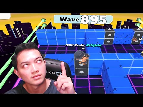 Live!!! 1000 Wave With Pro Player In Block Dash Endless - Stumble Guys