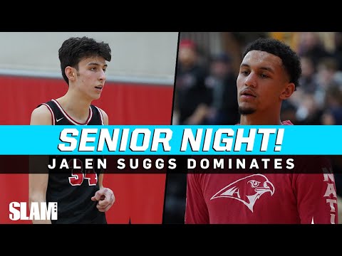 Jalen Suggs & Minnehaha put on a SHOW during Senior Night! 🤩
