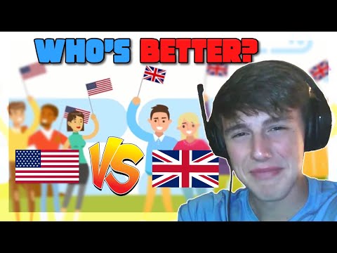 American Reacts to “Average American vs Average British Person”