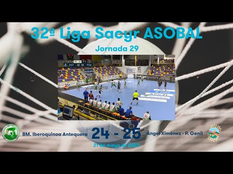 32ª Liga Sacyr ASOBAL J29: BM. Iberoquinoa Antequera - Ángel Ximénez - P. Genil 24-25