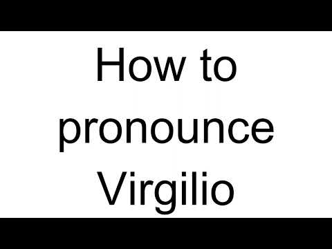 How to Pronounce Virgilio (Italian)