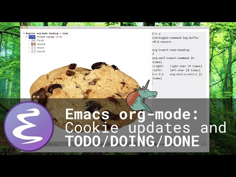 Emacs Org-Mode: TODO/DOING/DONE via Checkboxes & Cookies