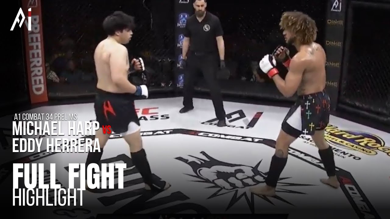 Michael Harp vs Eddy Herrera | Amateur Light Heavyweight Bout | A1 Combat 34 Prelims