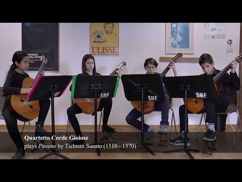 Tielman Susato - Pavane played by Quartetto Corde Gioiose
