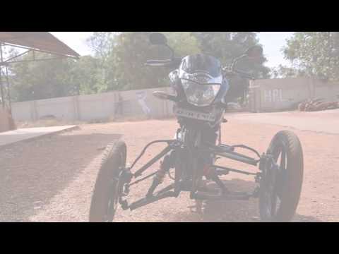 Tilting 3 wheeler bike in india