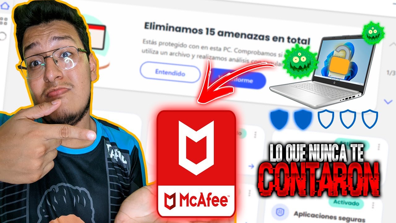 ¿Es SEGURO tener McAfee como ANTIVIRUS en nuestra PC?🤔🛡️| Review con RESULTADOS NO BUENOS💻